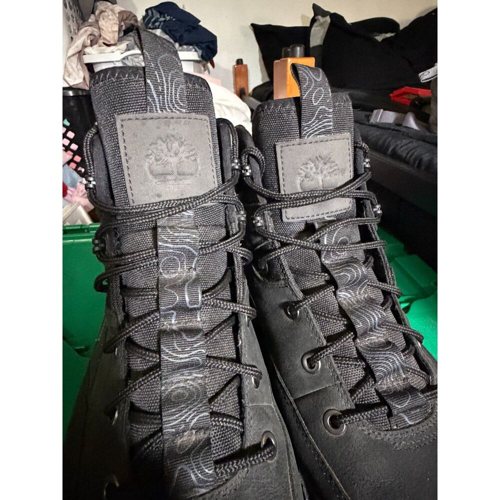 Timberland Motion 6 Mid Hiking Boots - Triple Black
